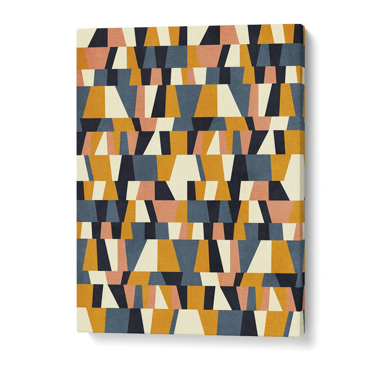 Vibrant RAINBOW BLUE MUSTARD XIV, ABSTRACT PAINTINGS by Ana Rut Bre, perfect for enhancing your art collection.