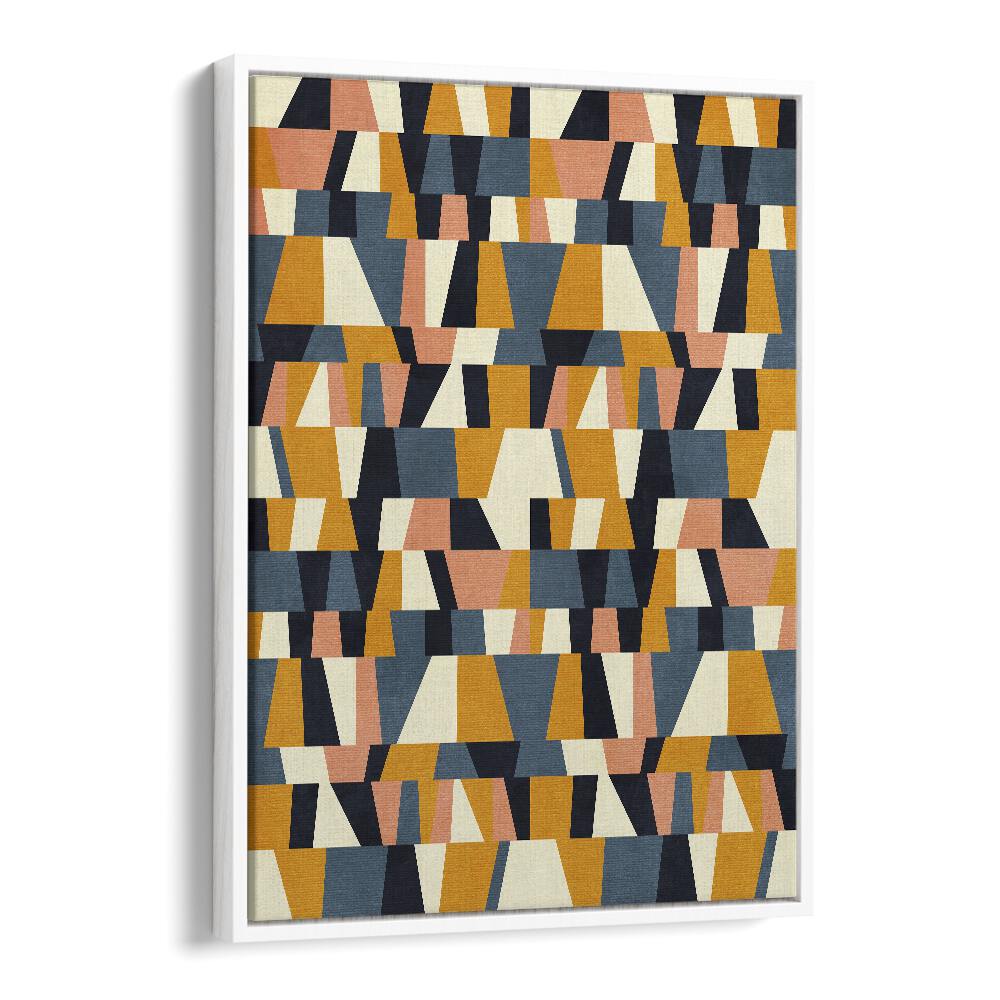 Vibrant RAINBOW BLUE MUSTARD XIV, ABSTRACT PAINTINGS by Ana Rut Bre enhances any art collection beautifully.