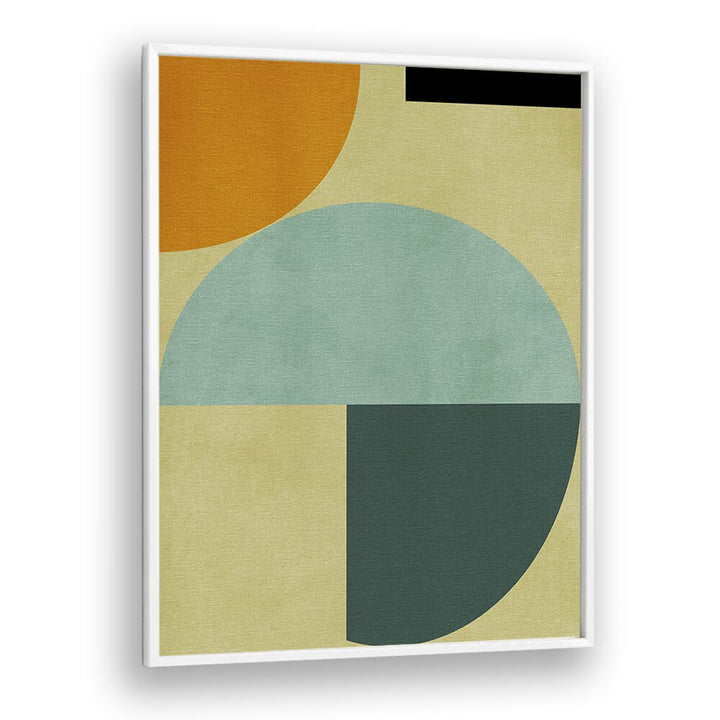 Colorful geometric design of RAINBOW PLUS SHAPES III, ABSTRACT PAINTINGS by Ana Rut Bre, perfect for modern decor.