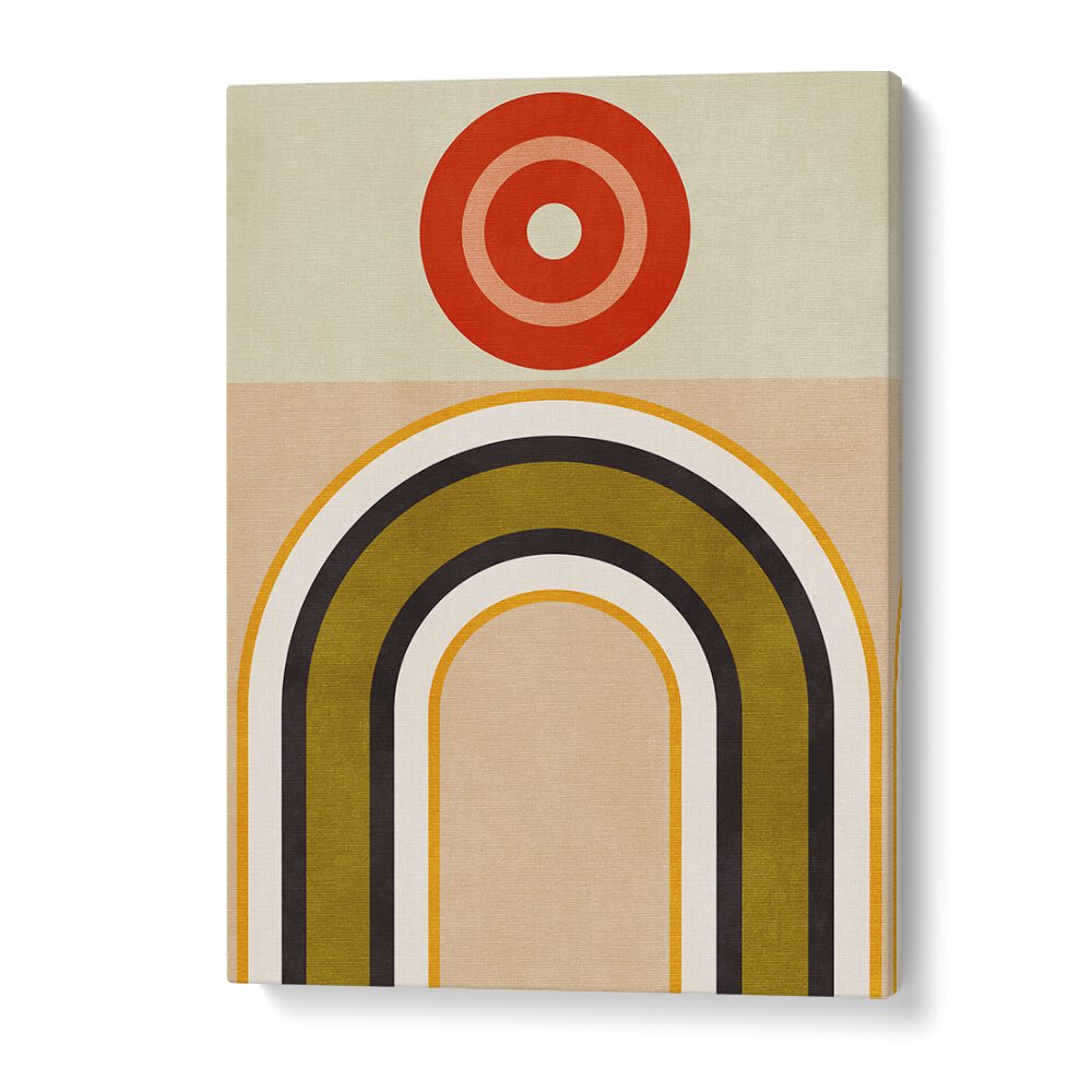 Vibrant RAINBOW SUNS IX, ABSTRACT PAINTINGS by Ana Rut Bre, a stunning addition to your art collection.