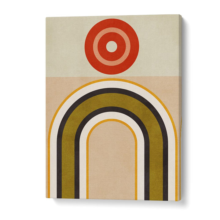 Vibrant RAINBOW SUNS IX, ABSTRACT PAINTINGS by Ana Rut Bre, a stunning addition to your art collection.