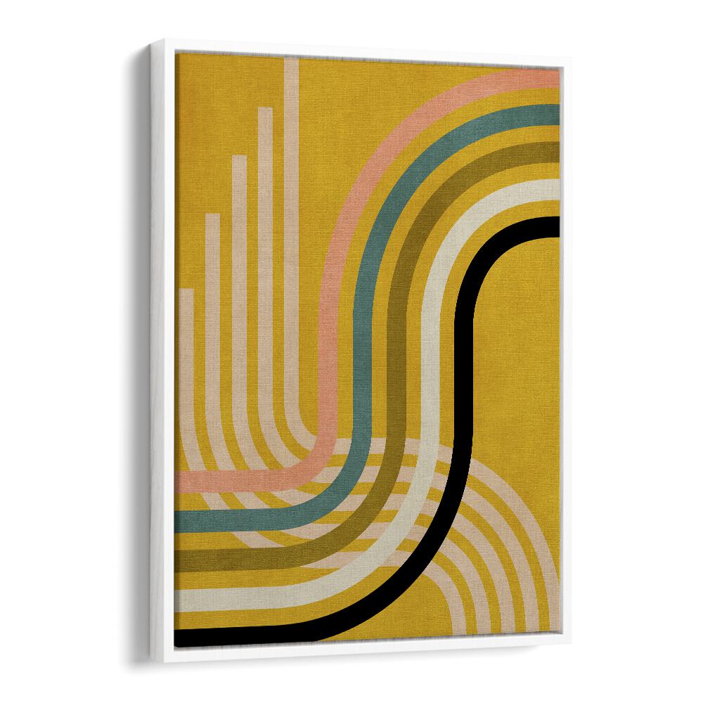 Vibrant RAINBOW SUNS IX, ABSTRACT PAINTINGS by Ana Rut Bre, enhances your space with its bold, modern design.