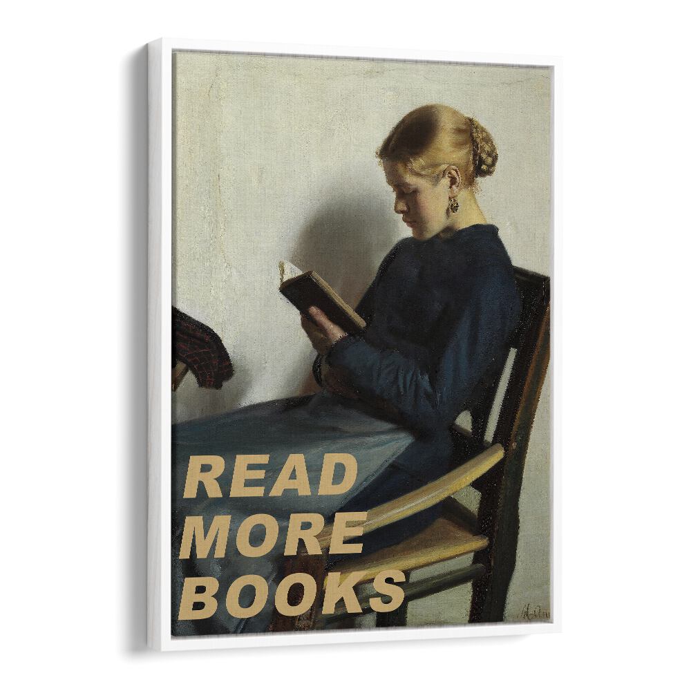 READ MORE BOOKS, ALTERED ART PRINTS by The Art Concept transform your space with imaginative, unique artwork.