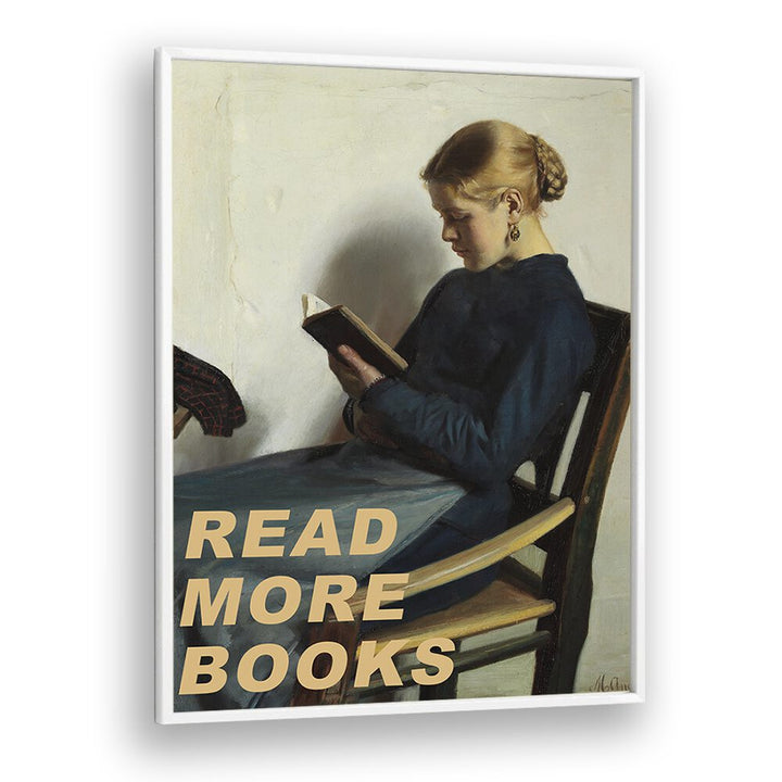 READ MORE BOOKS, ALTERED ART PRINTS by The Art Concept enhances your space with literary-inspired artistry.