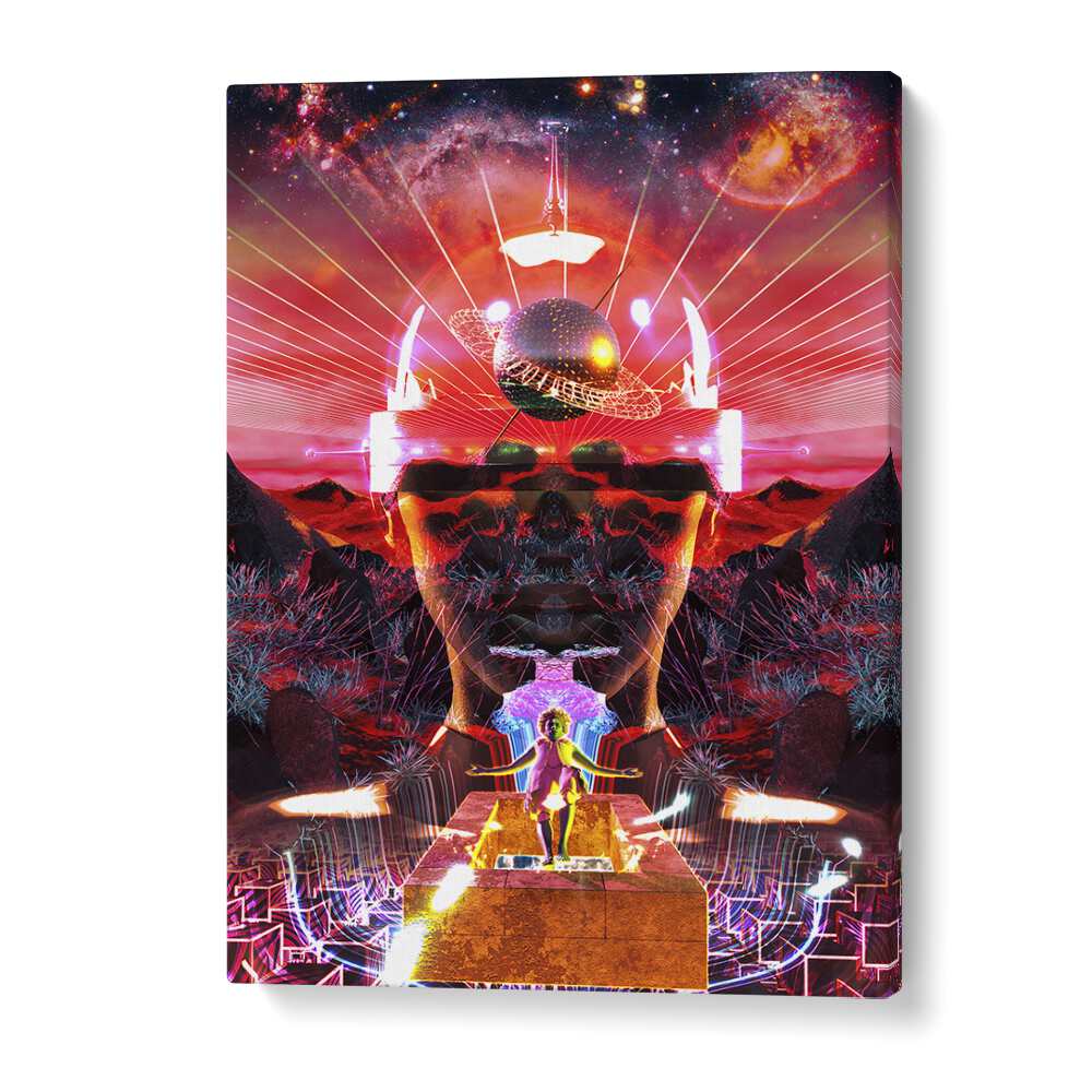 Cosmo Zach's REBIRTH, SURREAL ART PRINTS captivates with vibrant surrealism, perfect for transforming your space.