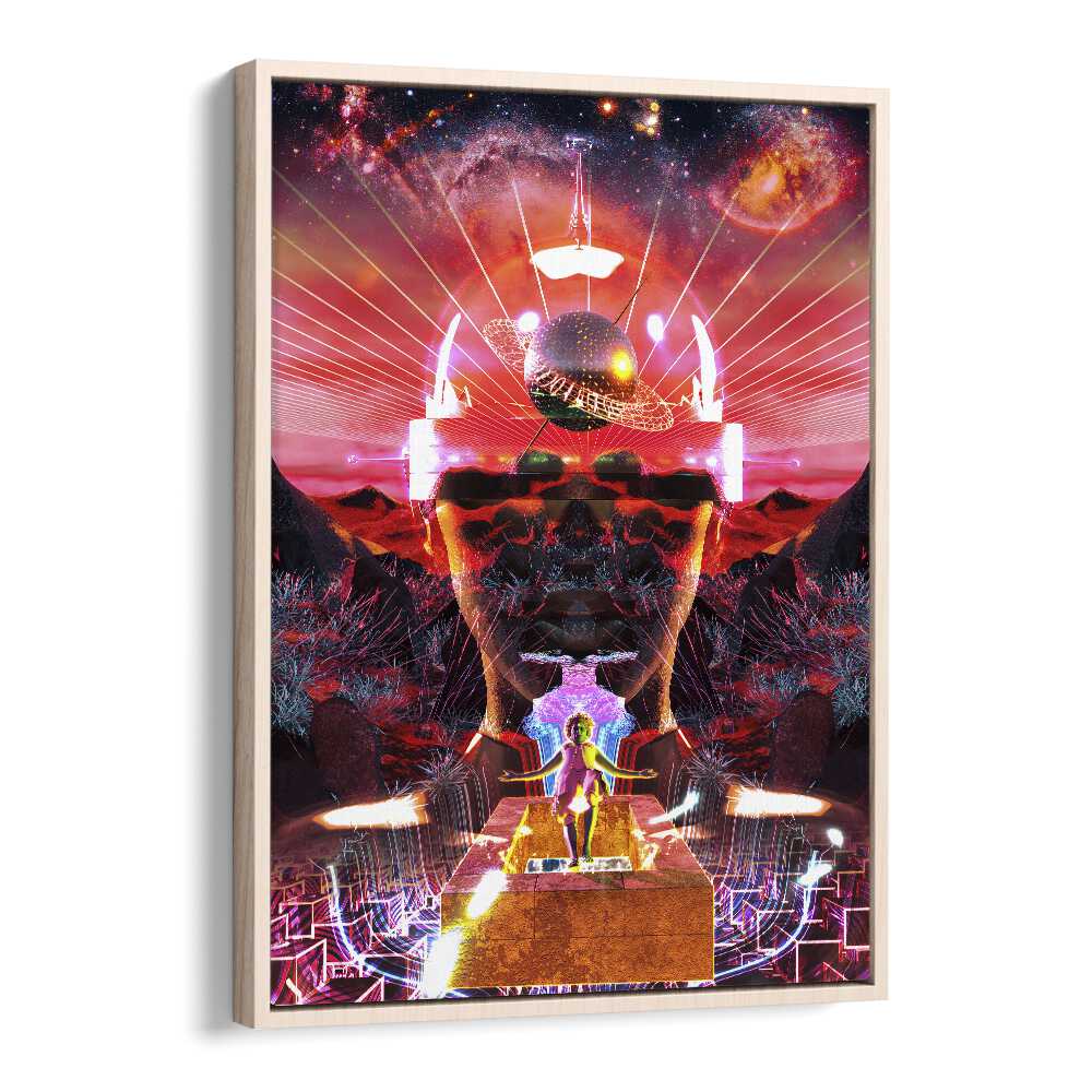 Transform your space with REBIRTH, SURREAL ART PRINTS by Cosmo Zach, a stunning blend of imagination and artistry.