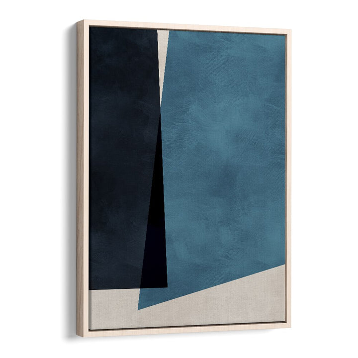 Stunning REDUCTION III, ABSTRACT PAINTINGS by Ana Rut Bre, featuring a captivating geometric design in a modern frame.