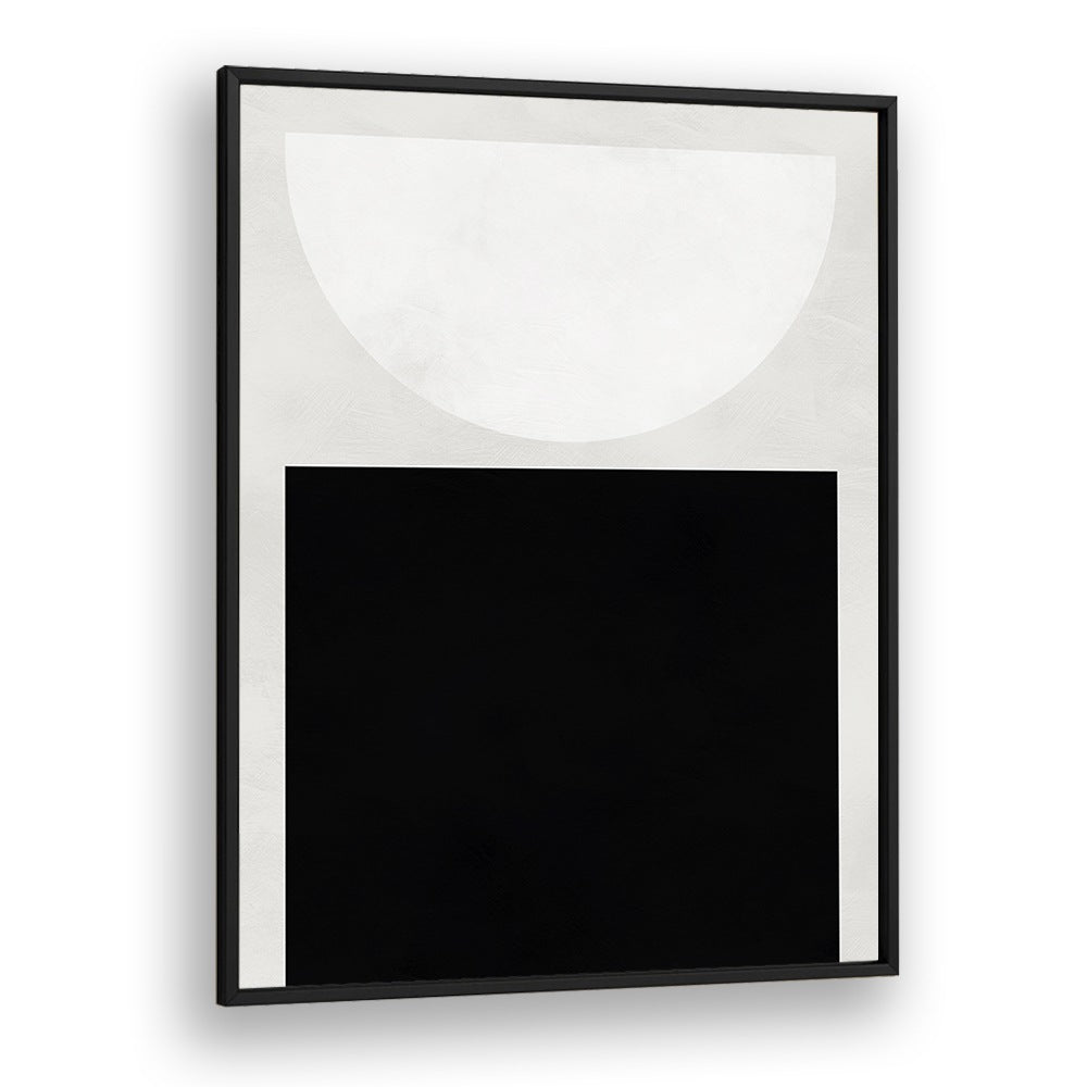 Stylish BLACK frame showcasing REDUCTION II, ABSTRACT PAINTINGS by Ana Rut Bre, perfect for modern home decor.