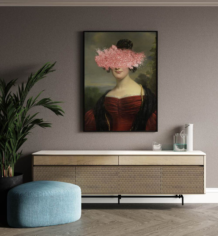 Renaissance Sparkle, Altered Art Prints showcase a modern twist on classic art by The Art Concept, adding unique flair.