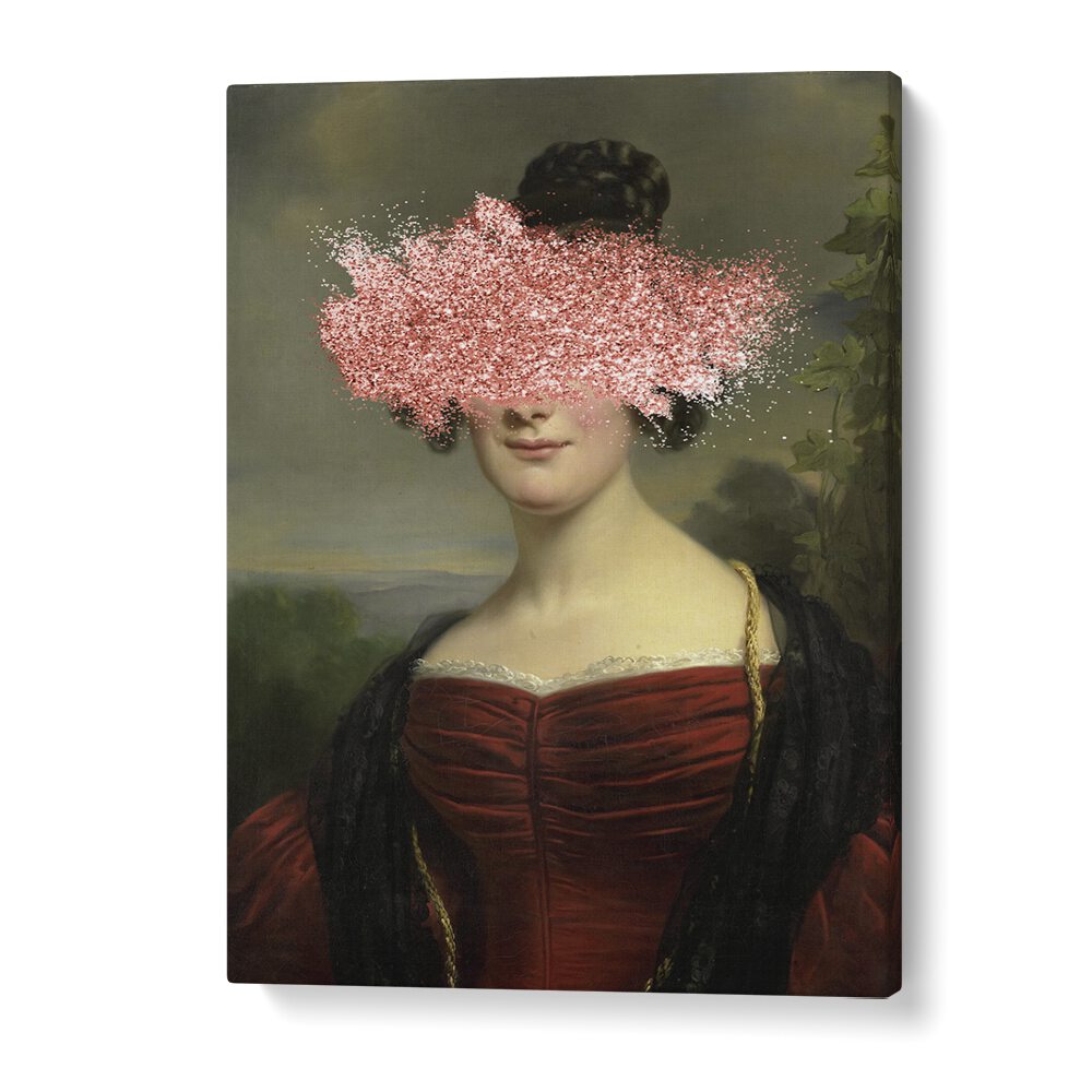 Renaissance Sparkle, altered art prints showcasing a modern twist on classical beauty by The Art Concept.