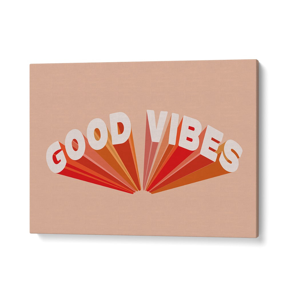 RETRO GOOD VIBES II, QUOTES poster features vibrant typography to inspire positivity in your space. Perfect for uplifting decor.