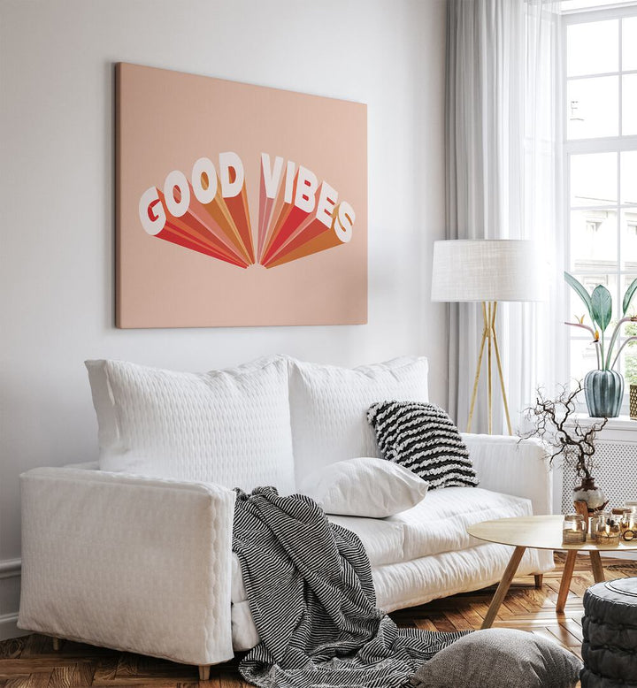Brighten your space with RETRO GOOD VIBES II, QUOTES typography poster, promoting positivity and inspiration.