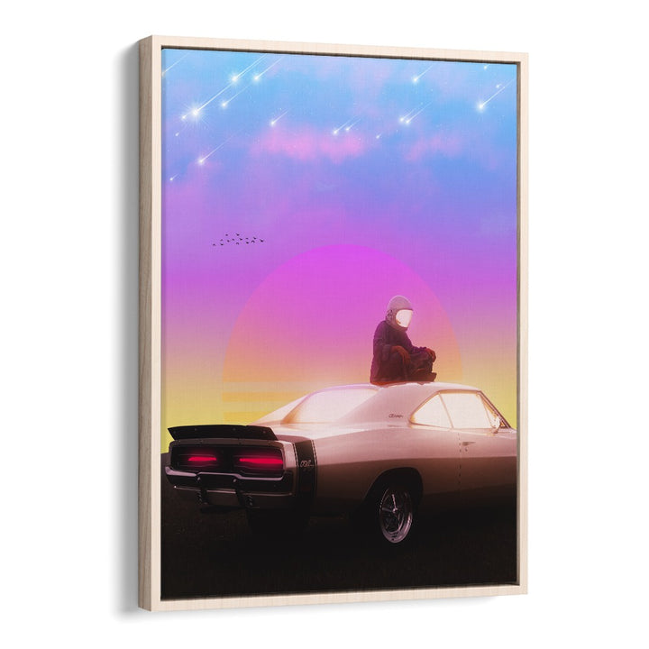 Transform your space with RETRO MEDITATION, SURREAL ART PRINTS by Ritvik Takkar, blending surrealism and elegance.