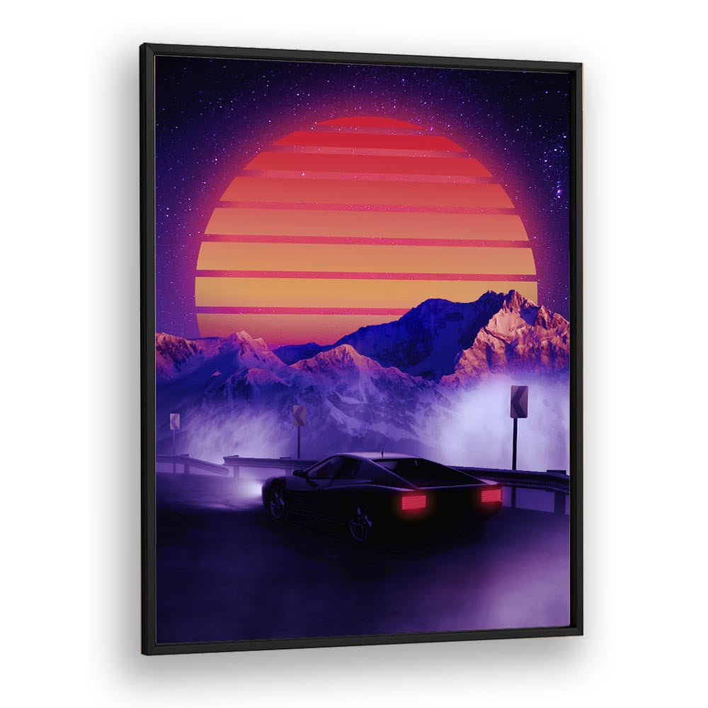 Transform your space with RETRO SYNTH, SURREAL ART PRINTS, featuring stunning surrealism by Ritvik Takkar.