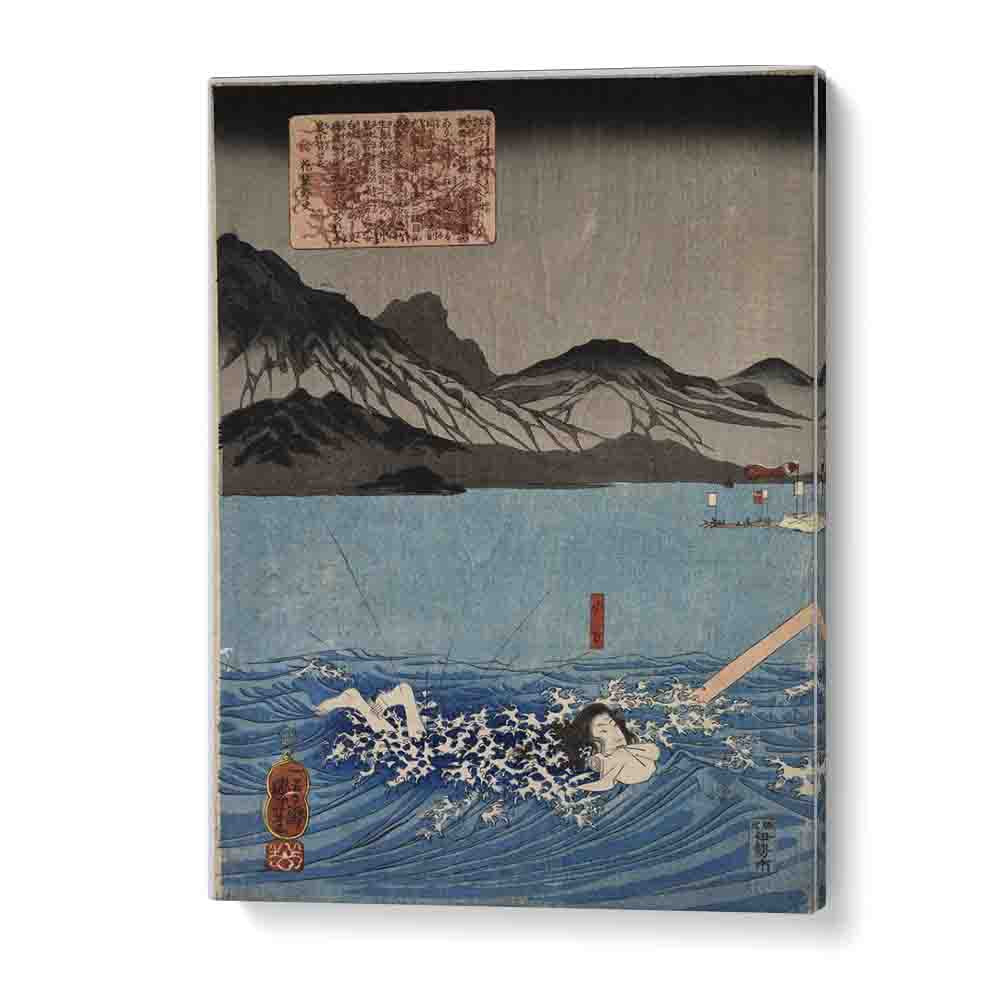 Returning Sails 1846 By Utagawa Kuniyoshi Japanese Paintings in Gallery Wrap