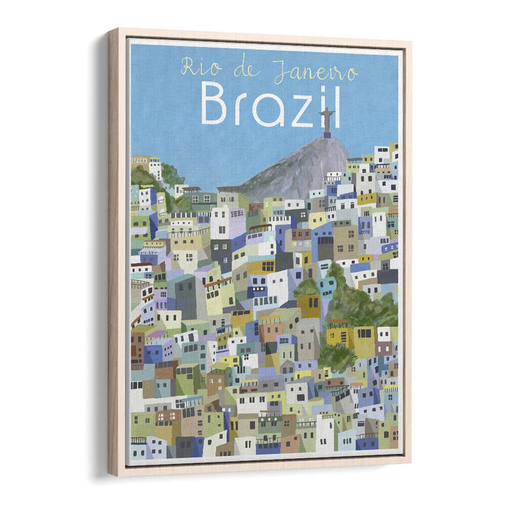 Vibrant RIO DE JANEIRO, TRAVEL POSTERS by Carla Daly bring the lively culture of Brazil into your home decor.