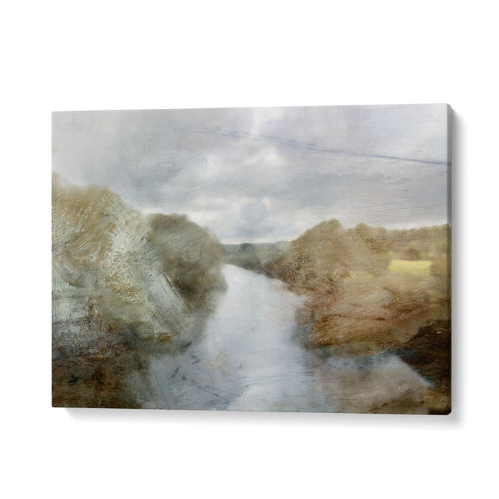 Breathtaking "River" landscape painting by Dan Hobday, perfect for enhancing your space with serene RIVER, LANDSCAPE PAINTINGS.