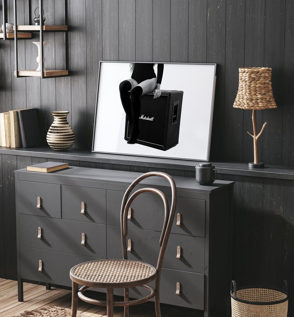 Stylish decor featuring ROCK ME THE ULTIMATE, PHOTOGRAPHY PRINTS by David Drake, enhancing modern interiors beautifully.