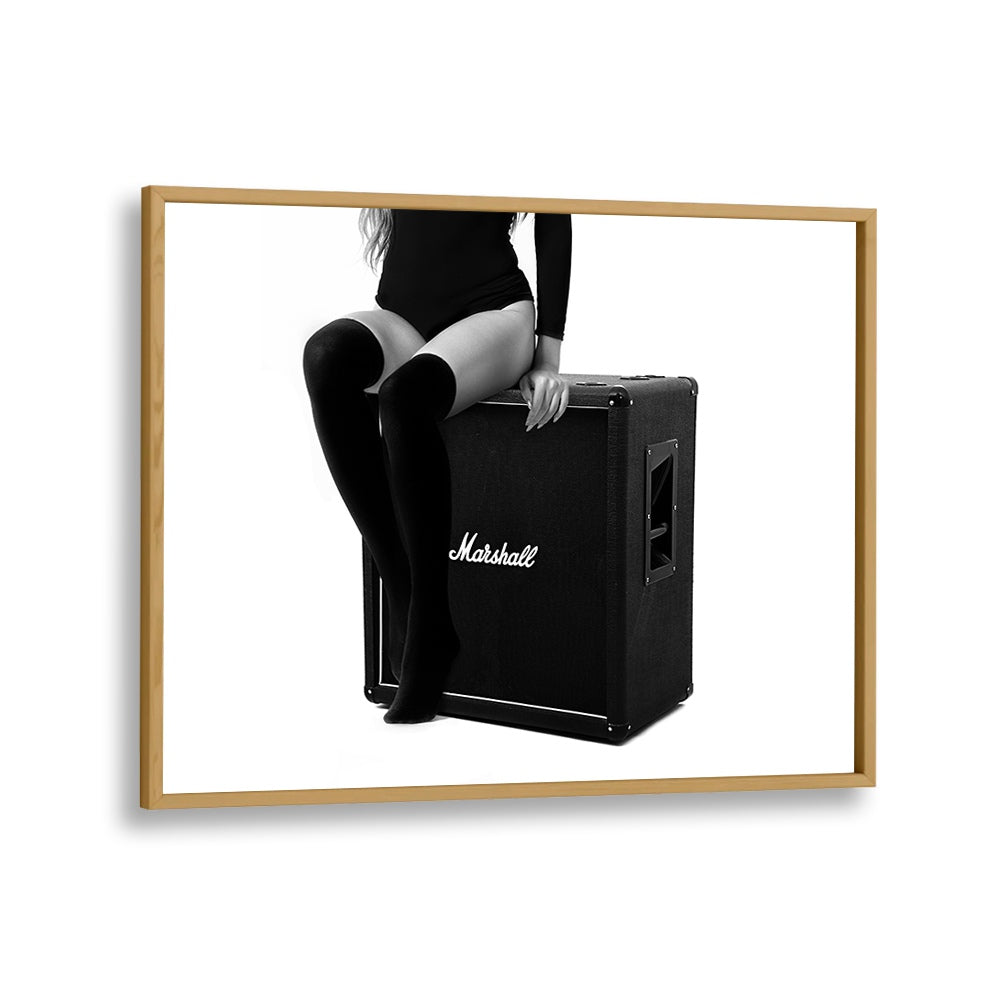 Stylish woman in black fashion photography, part of the ROCK ME THE ULTIMATE, PHOTOGRAPHY PRINTS collection by David Drake.