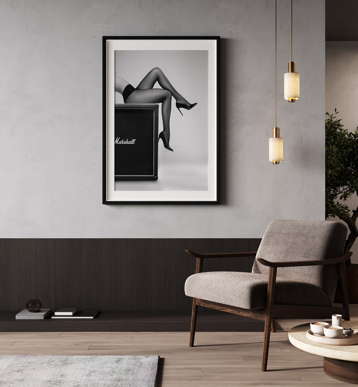 Stylish "Rock N Legs" photography prints by David Drake, perfect for enhancing modern decor with artistic flair.