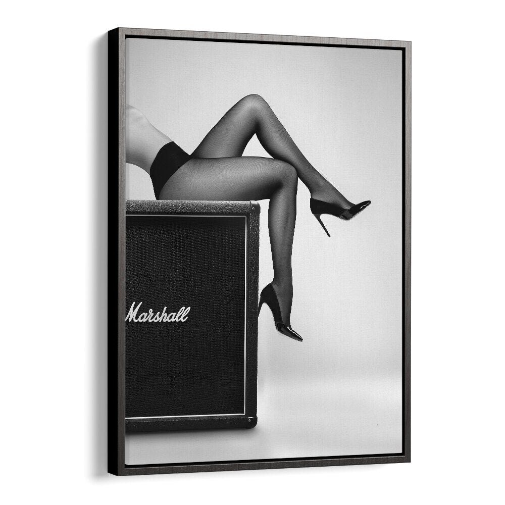 Stylish black and white "Rock N Legs" photography prints by David Drake, capturing artful fashion elegance.