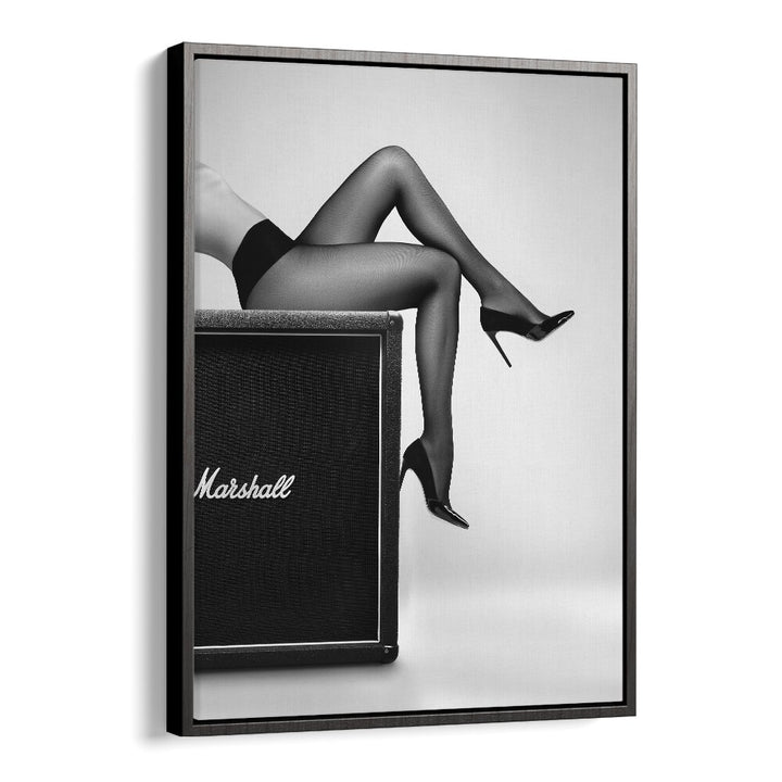Stylish black and white "Rock N Legs" photography prints by David Drake, capturing artful fashion elegance.