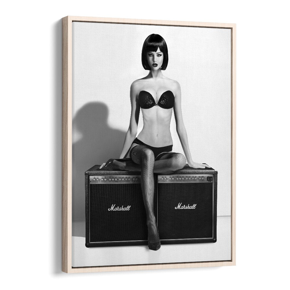 Stylish "Rock This" photography prints by David Drake, featuring bold fashion and art fusion in stunning black and white.