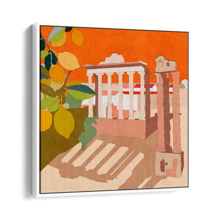 Colorful ROME, LANDSCAPE PAINTINGS by Ana Rut Bre showcase enchanting ancient architecture and vibrant nature.