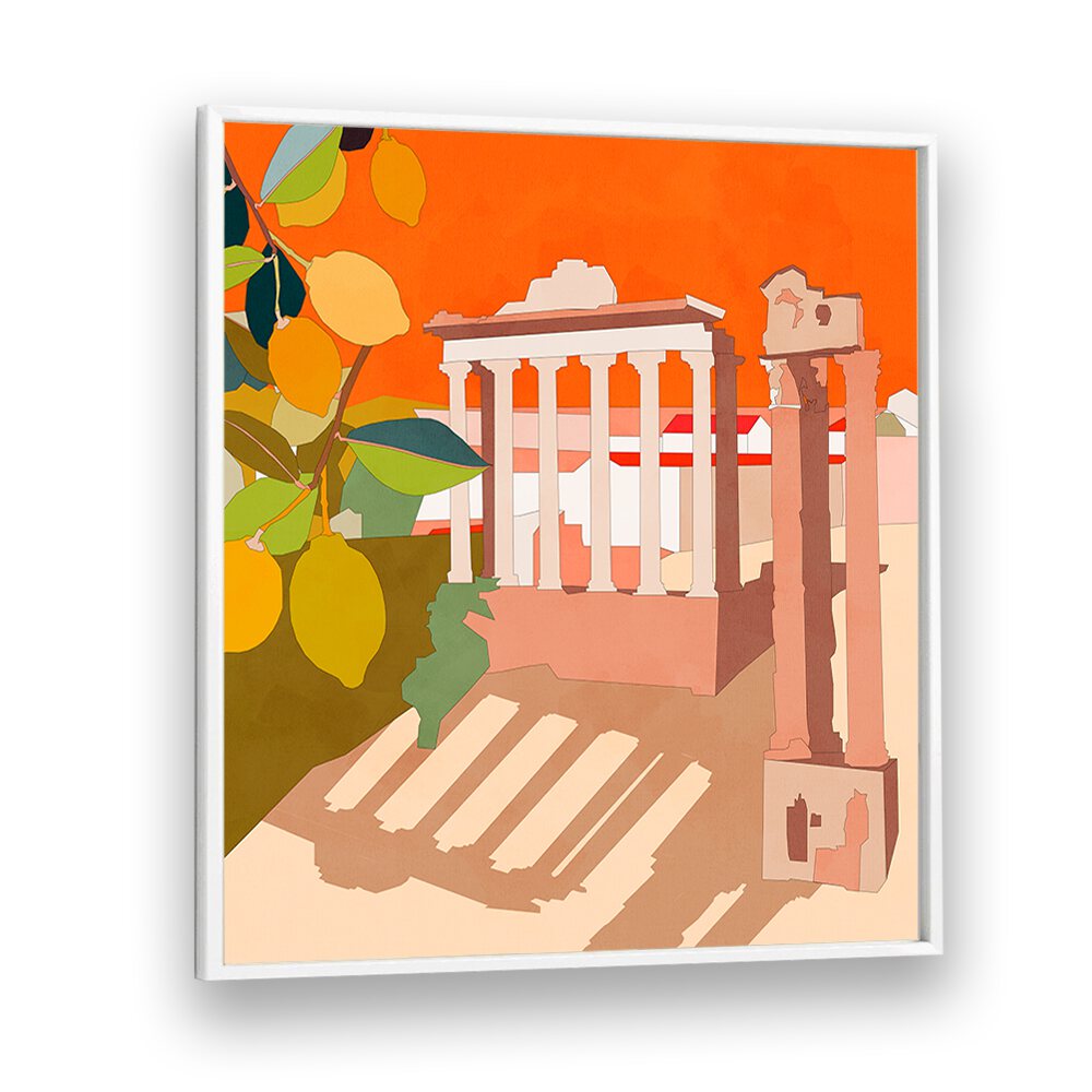 Colorful ROME, LANDSCAPE PAINTINGS by Ana Rut Bre showcase vibrant nature and iconic architecture in stunning detail.