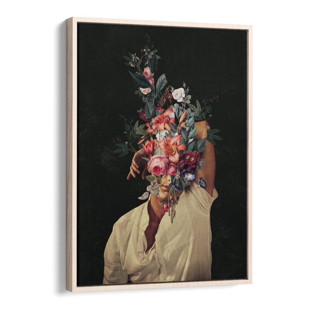 Surreal art print "Roses Bloomed Every Time I Thought Of You" by Frank Moth captures enchanting floral imagery.