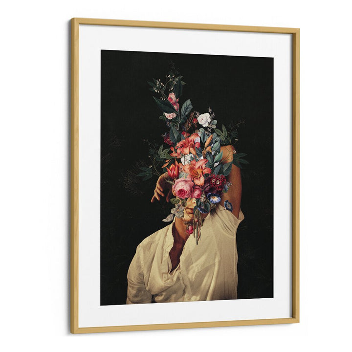 Surreal art print "Roses Bloomed Every Time I Thought Of You" by Frank Moth captures vibrant floral imagery.