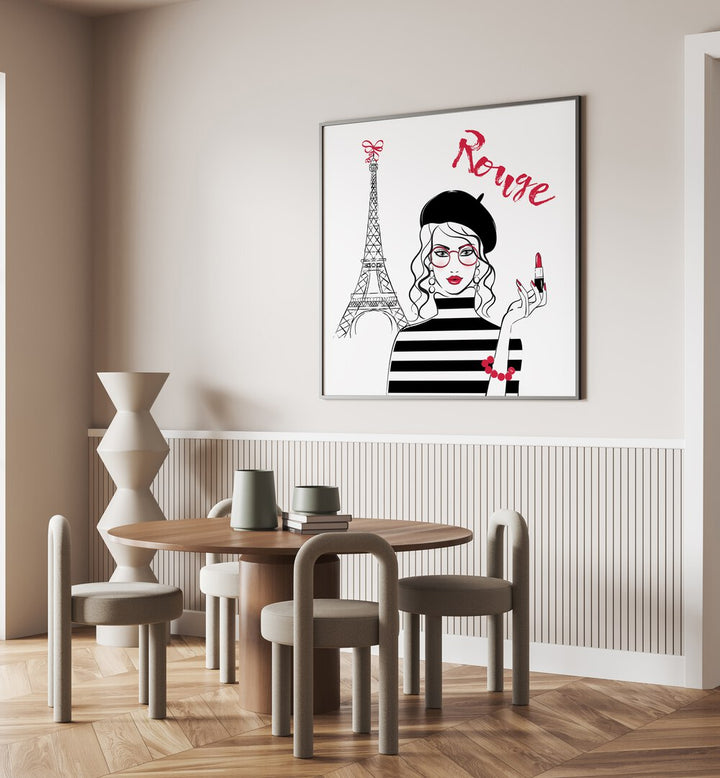 Stylish ROUGE, FASHION POSTERS showcasing elegance and creativity, perfect for any art lover's space.