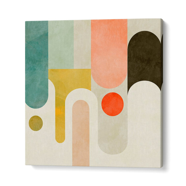 Runde Shapes Kopie, abstract paintings by Ana Rut Bre, feature vibrant colors and unique shapes for stunning decor.