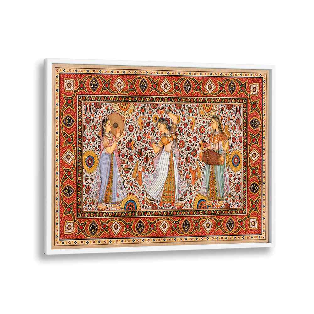 SAMSARA SYMPHONY, INDIAN ART PAINTINGS showcase exquisite Jaipuri artwork reflecting royal court elegance.