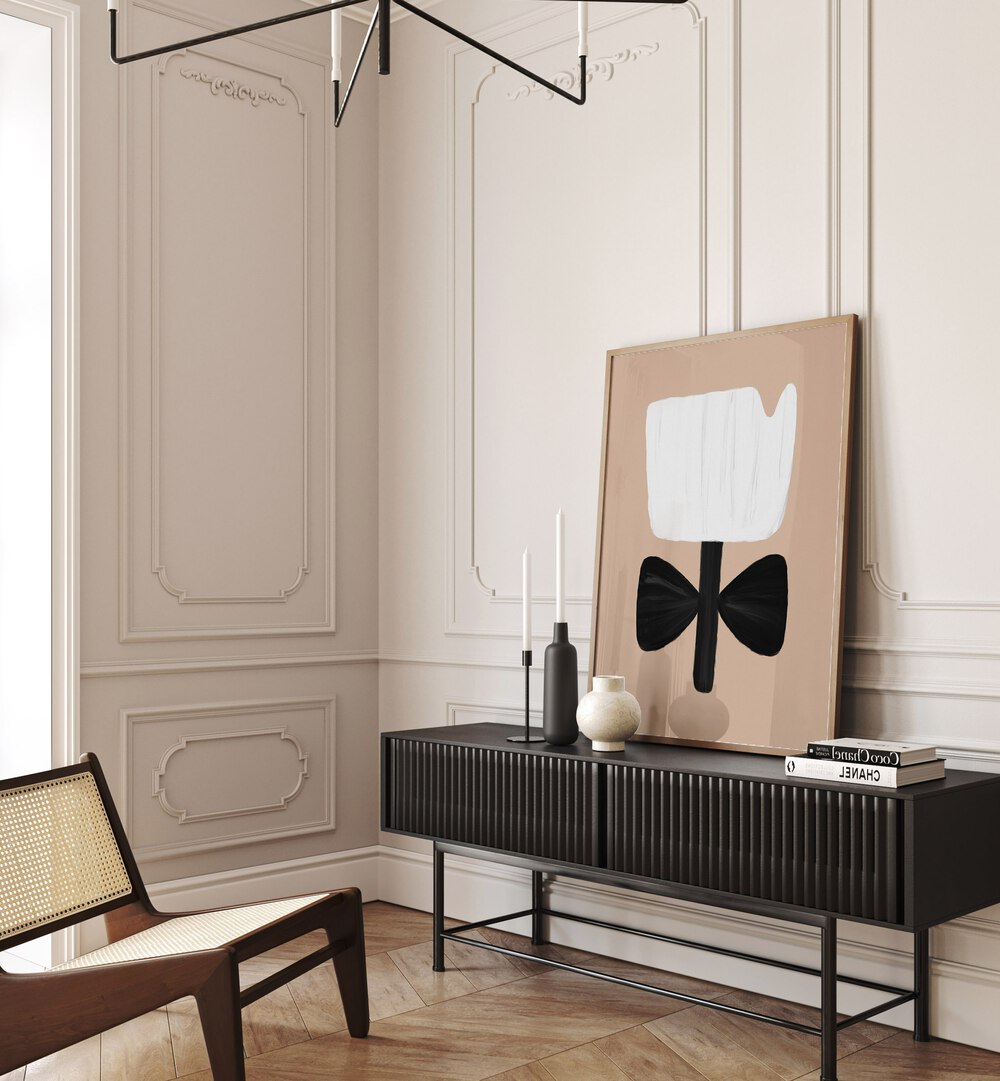 Stylish interior featuring SCANDI BOTANICAL II, FLORAL FLOWER PAINTINGS from Orara Studio at Asian Monk.