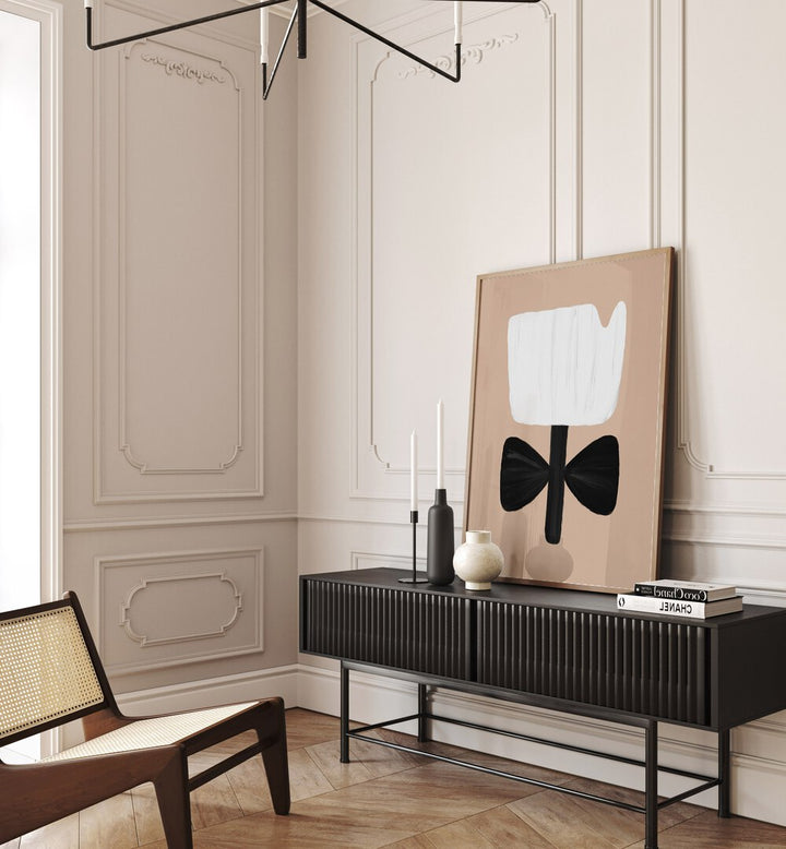 Stylish interior featuring SCANDI BOTANICAL II, FLORAL FLOWER PAINTINGS from Orara Studio at Asian Monk.