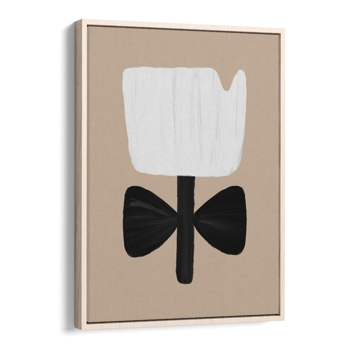 Stylish SCANDI BOTANICAL II, FLORAL FLOWER PAINTINGS in oak wood frame, perfect for modern decor at Asian Monk.