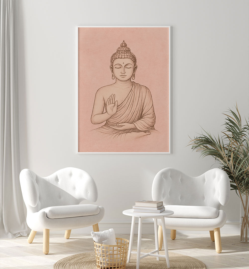 SERENE ENLIGHTENMENT , BOHO ART PAINTINGS