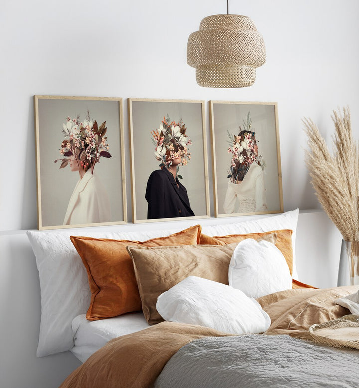 Enhance your decor with the INFINITE AUTUMNS SET, SET OF 3 PAINTINGS, showcasing vibrant fall hues for a cozy ambiance.