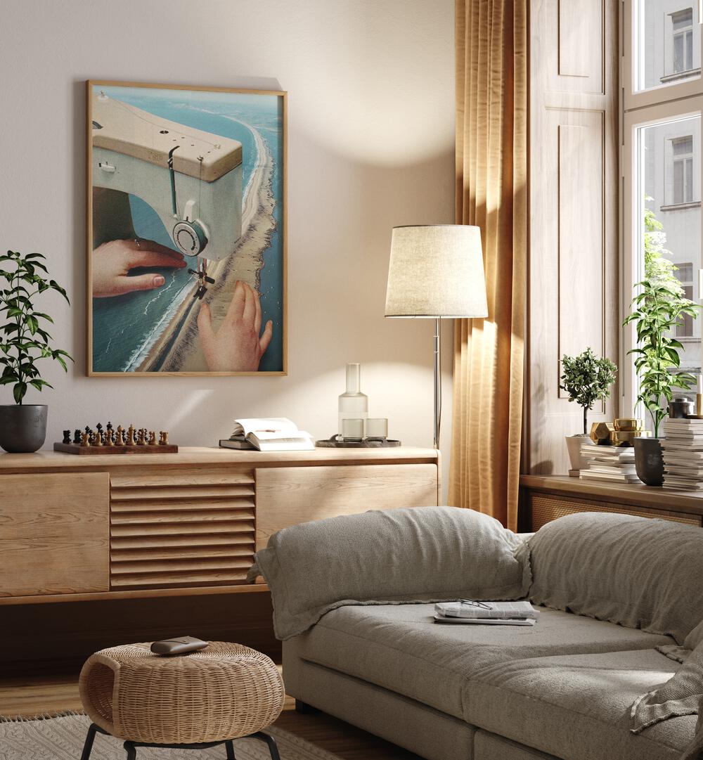 Sewing Machine, Surreal Art Prints by Vertigo Artography enhance your space with unique, dreamlike creativity.