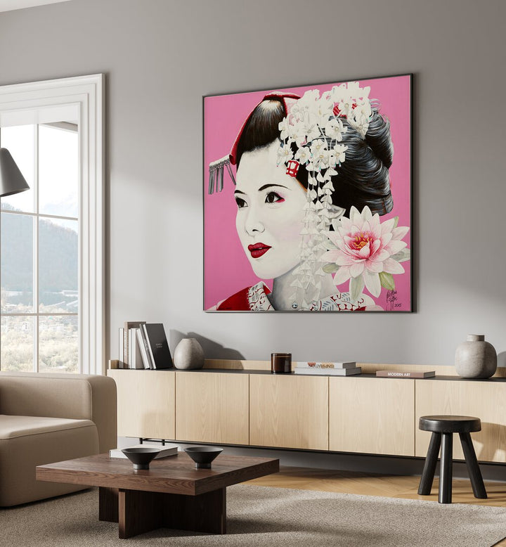 Elegant SHORAI WANAI, JAPANESE PAINTINGS by Christian Beijer, showcasing vibrant artistry and cultural beauty.