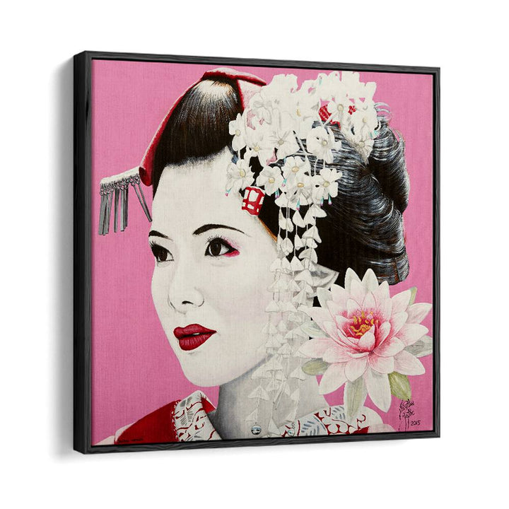 Elegant portrayal in SHORAI WANAI, JAPANESE PAINTINGS by Christian Beijer, showcasing traditional beauty and artistry.