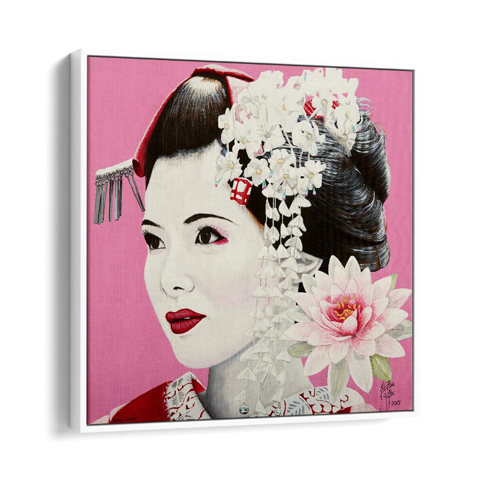Captivating SHORAI WANAI, JAPANESE PAINTINGS by Christian Beijer showcase exquisite beauty on museum-grade canvas.