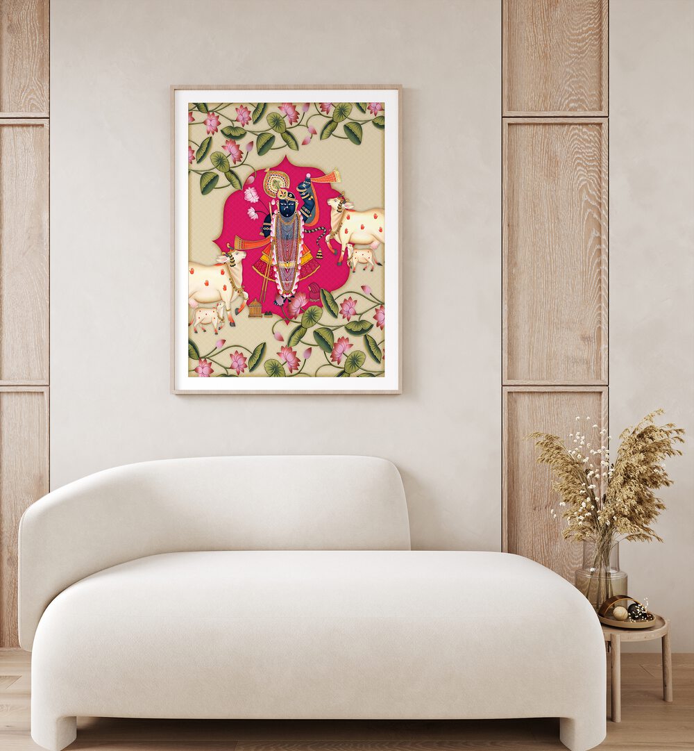 Explore SHRINATHJI'S RADIANCE, INDIAN ART PAINTINGS, showcasing vibrant culture and rich heritage in stunning detail.