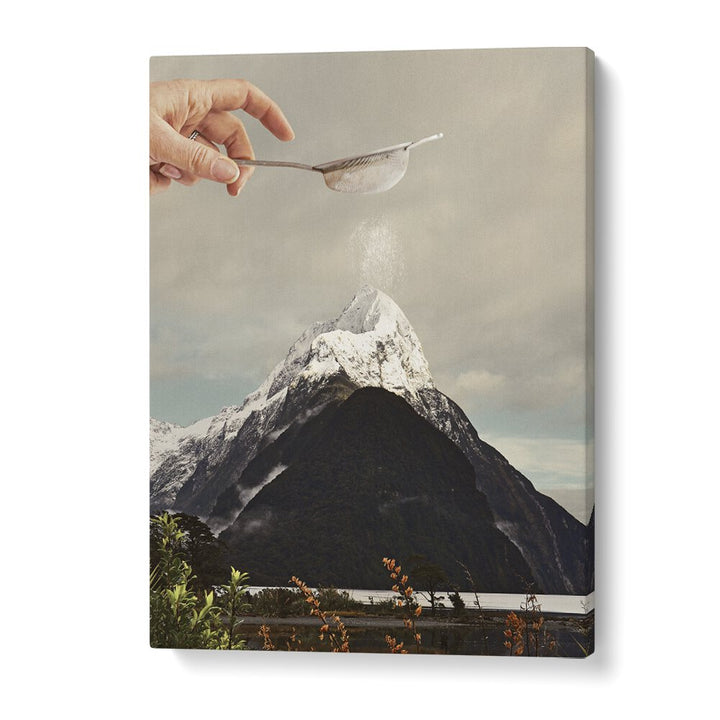SIFTED SUMMIT M P, SURREAL ART PRINTS showcase a surreal mountain scene, expertly crafted by Vertigo Artography.