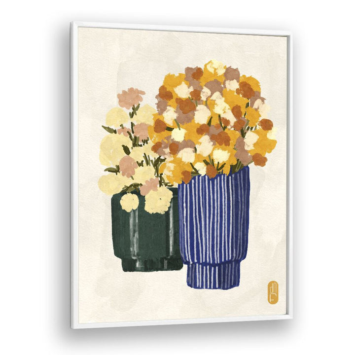 Elegant botanical flower paintings, "Some Velvet Morning I," capture nature's beauty in vibrant colors.