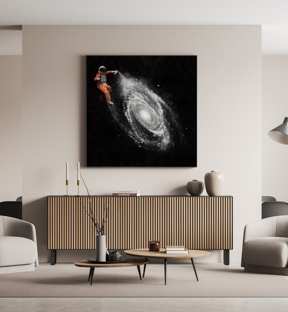 Transform your space with SPACE ART, SURREAL ART PRINTS by Florent Bodart, showcasing cosmic imagination and beauty.