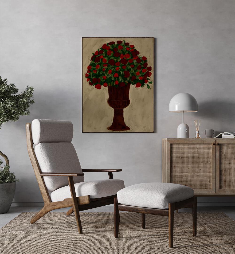 Vibrant SPRING BOUQUET, BOHO ART PAINTINGS enhance your space with nature's charm and colorful floral beauty.