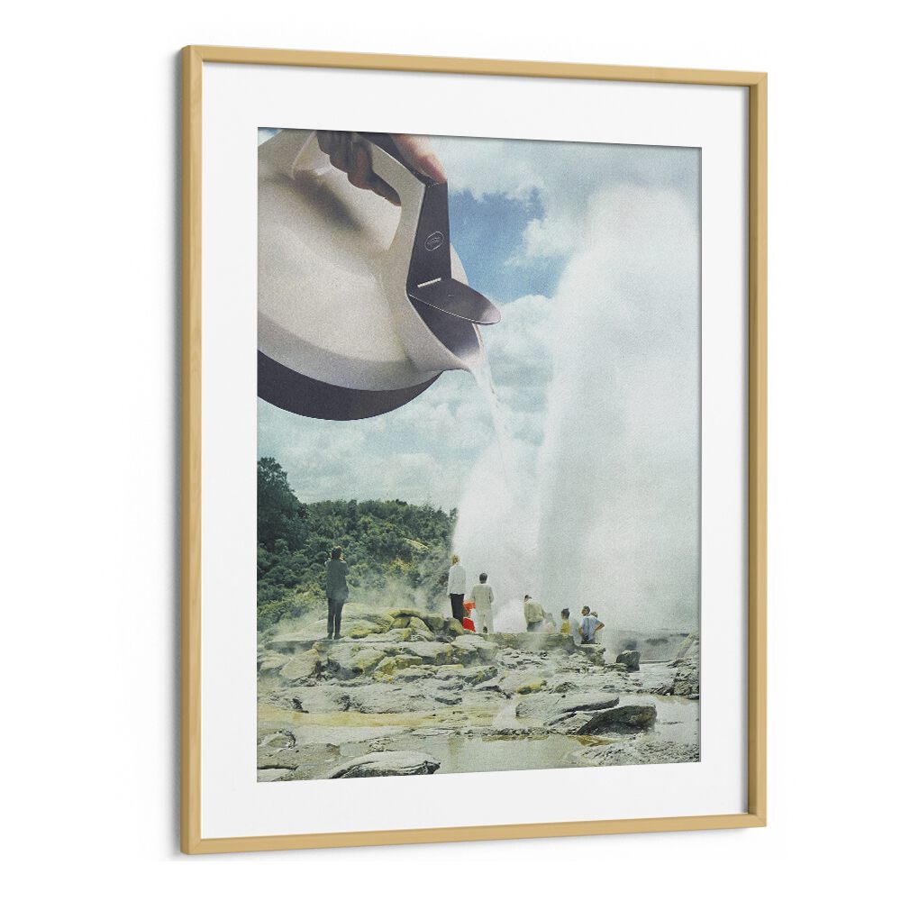 Explore the whimsical world of STEAM FUNK, SURREAL ART PRINTS by Vertigo Artography, framed for your decor.