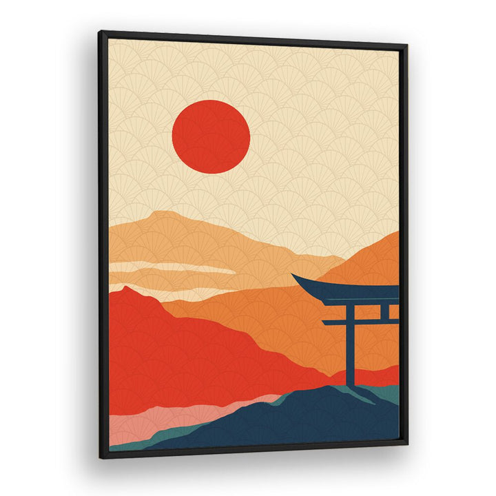 Stylish SUNSET DELIGHT landscape paintings from Asianmonk, perfect for enhancing your living space's ambiance.